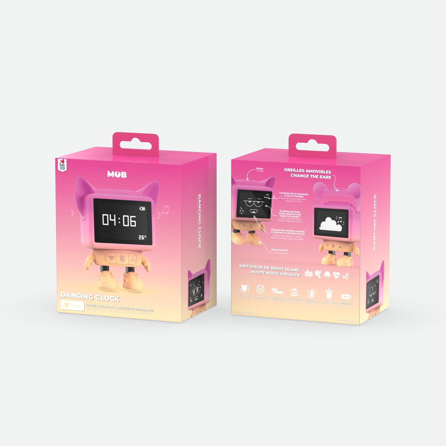 Dancing Clock - Pink
