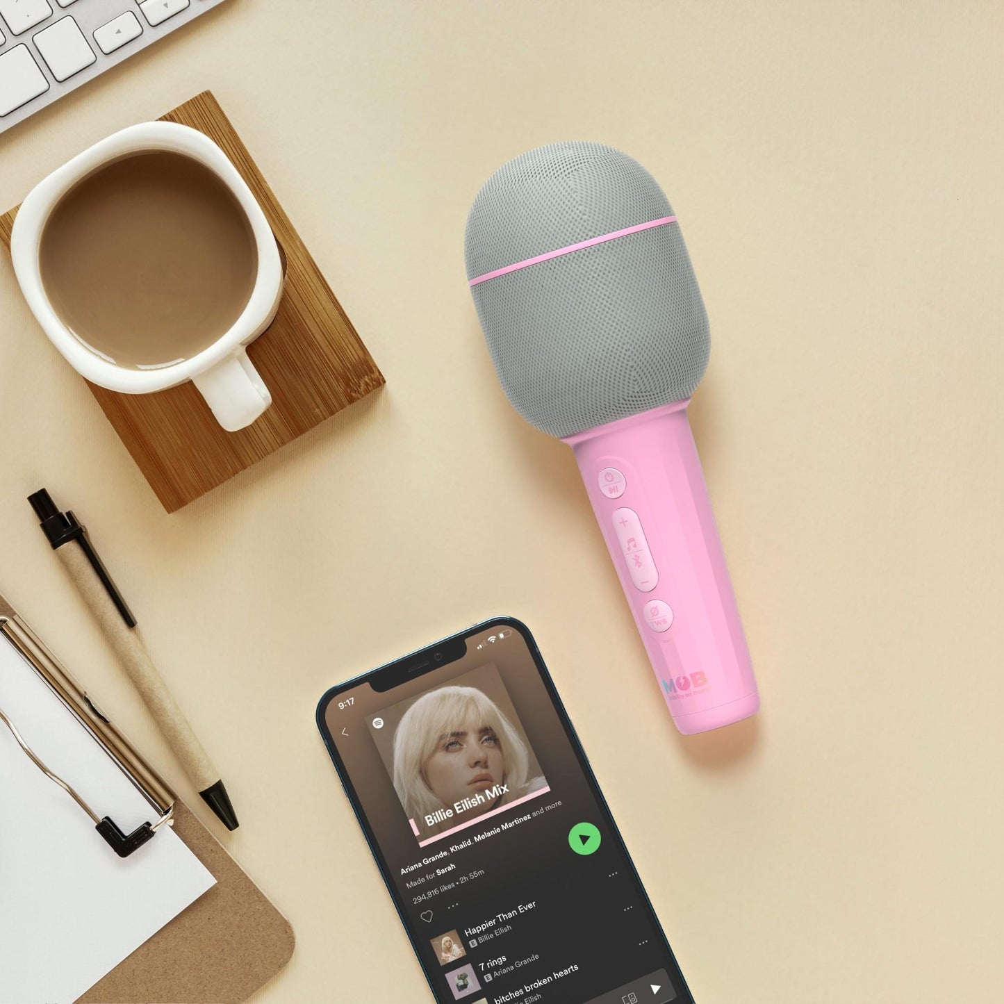Groovy Marshmallow Karaoke Microphone
