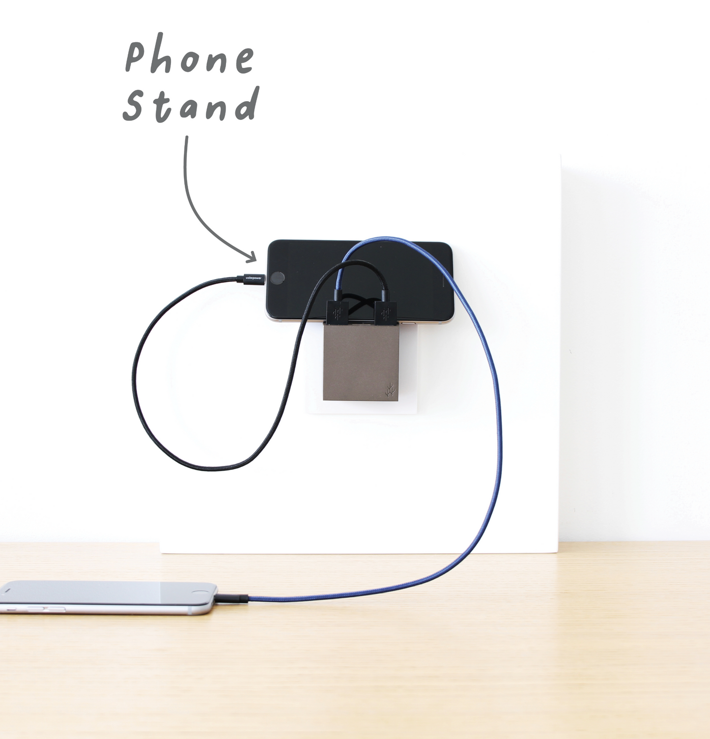 CHARGEUR MURAL MINI HIDE - TAUPE