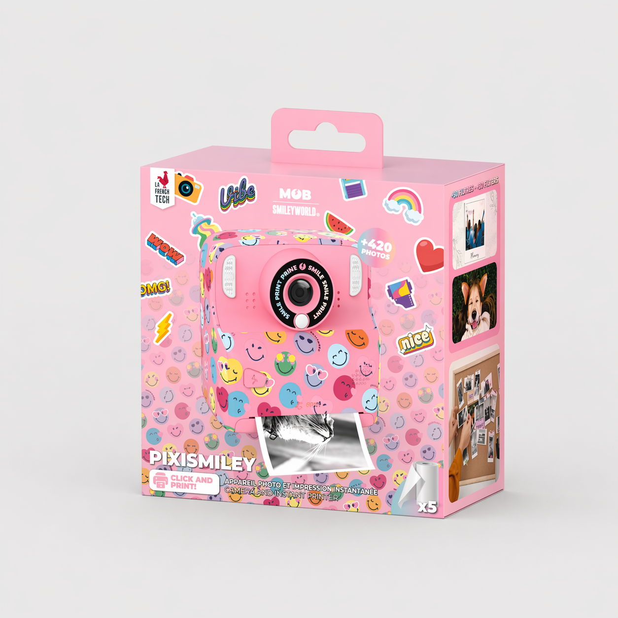 Camera PIXISMILEY - Rose