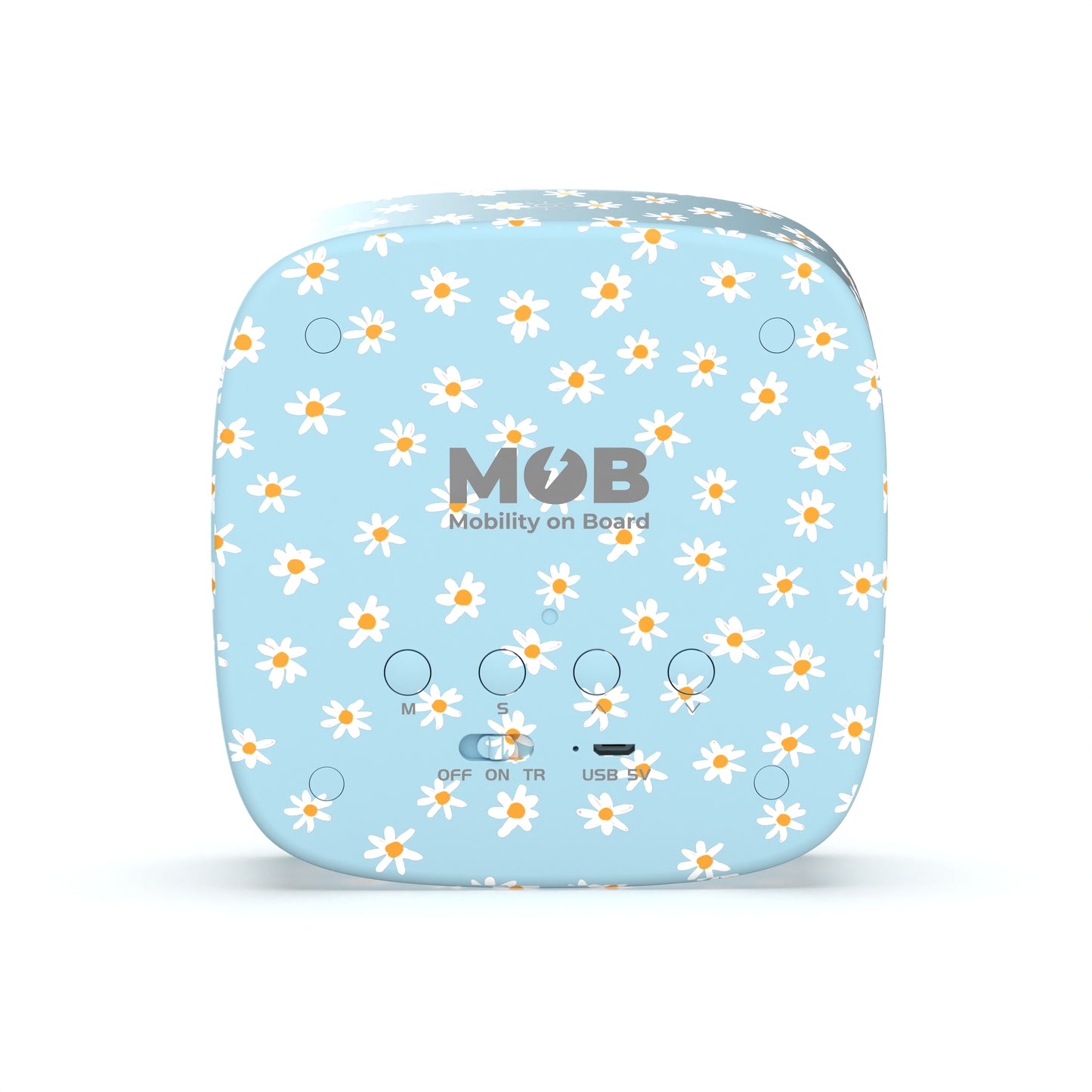 Billy Clock Blue Flower