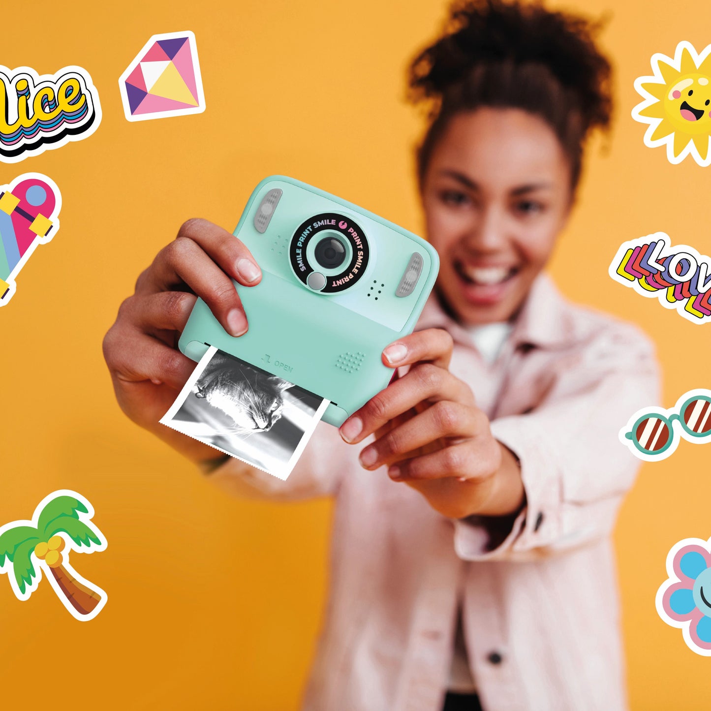 Camera Pixiprint Turquoise