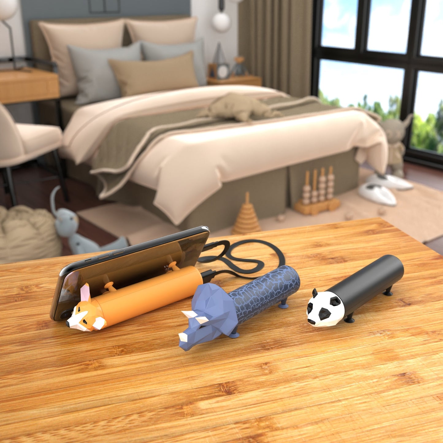 Power Pets Dino external batteries