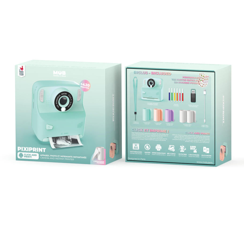 Camera Pixiprint Turquoise