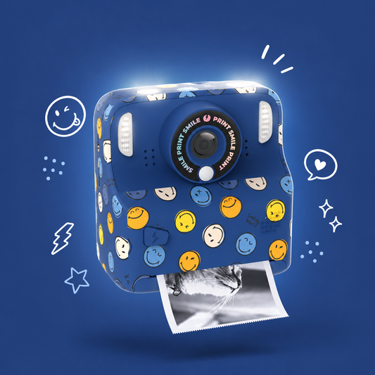 PIXISMILEY Camera - Blue