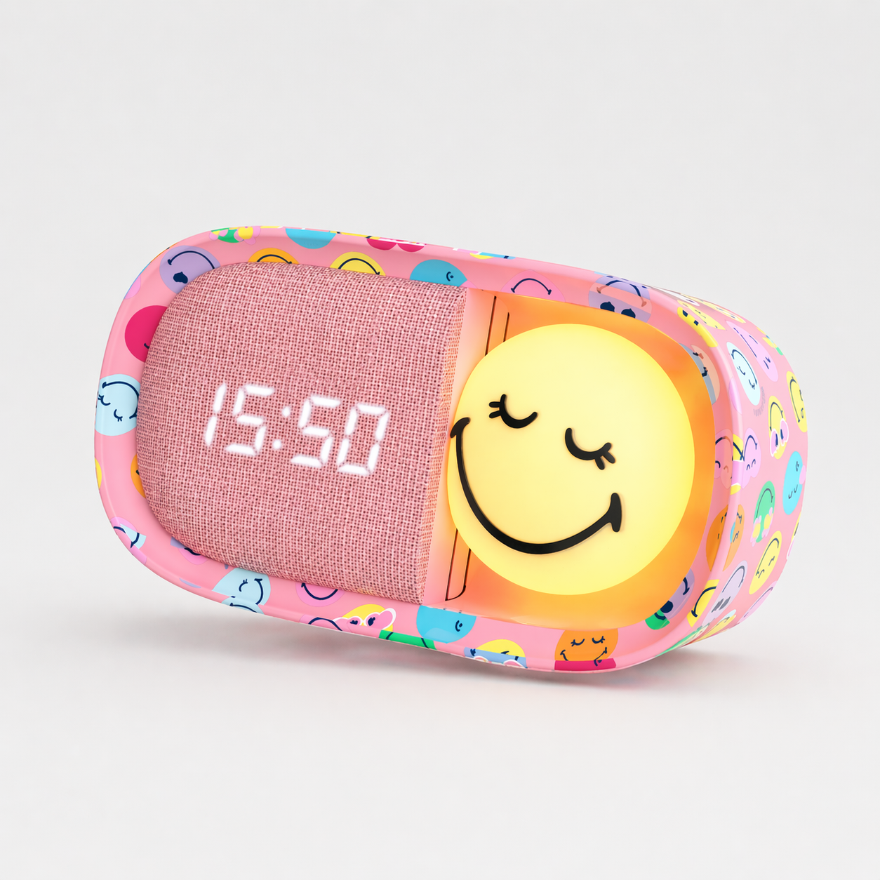 SMILEY DREAMY CLOCK - Rose