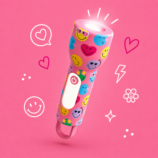 GLOWY SMILEY - PINK