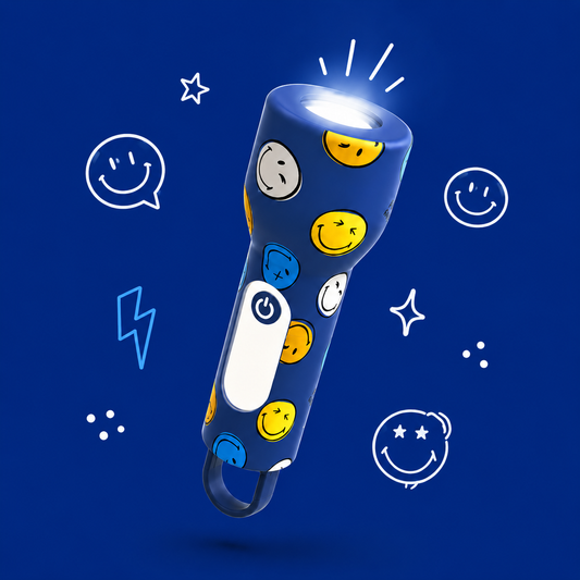 GLOWY SMILEY - BLUE