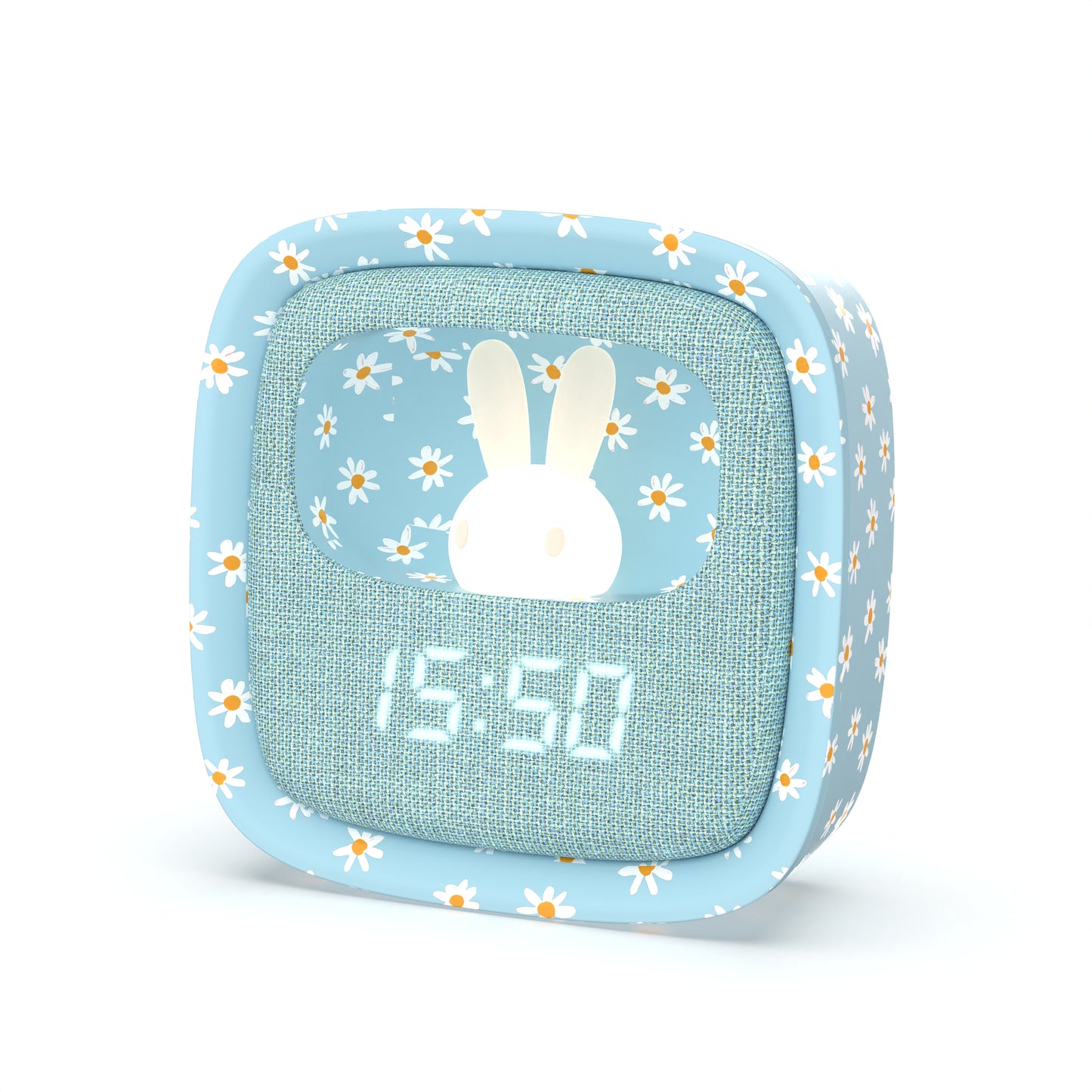 Billy Clock Blue Flower