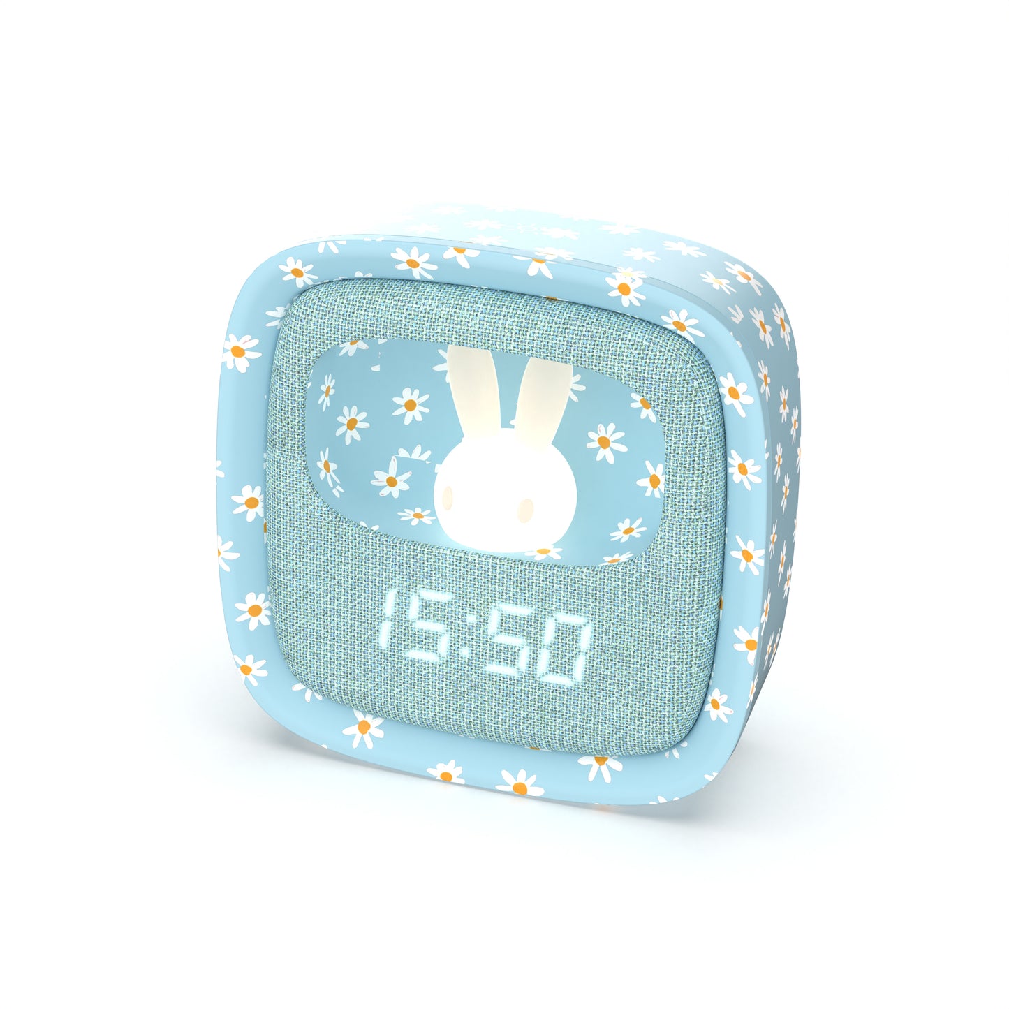 Billy Clock Blue Flower
