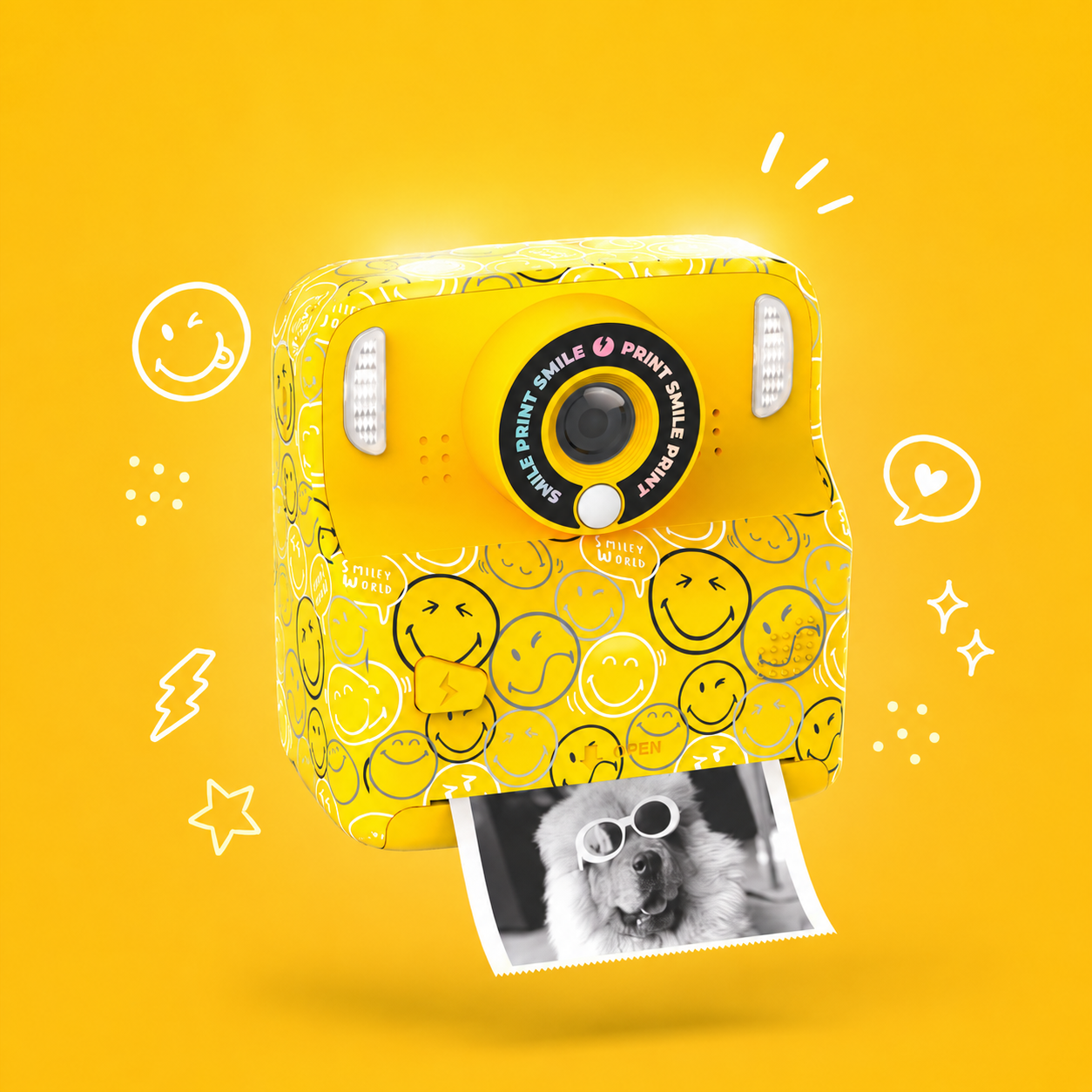 Camera PIXISMILEY - Jaune