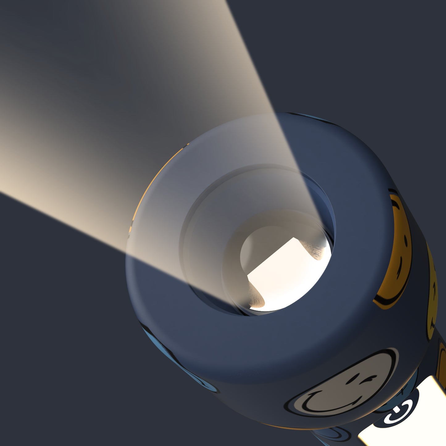 GLOWY SMILEY - BLEU