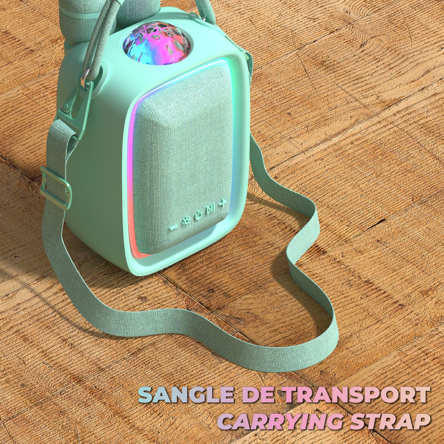 Luminous Speaker &amp; Karaoke - SINGY PARTY Blue