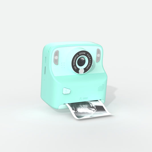 Pixiprint Turquoise Camera